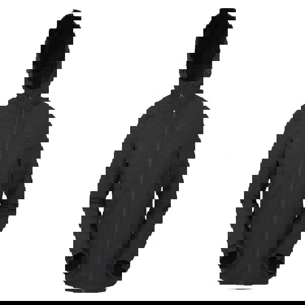 Mountain Warehouse Womens/Ladies Exodus Breathable Soft Shell Jacket - Black