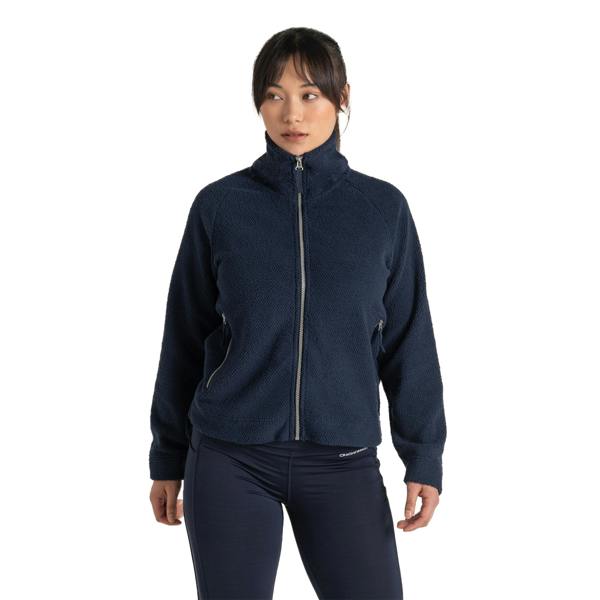 Craghoppers Womens/Ladies Raya Full Zip Fleece Jacket - Blue Navy - 