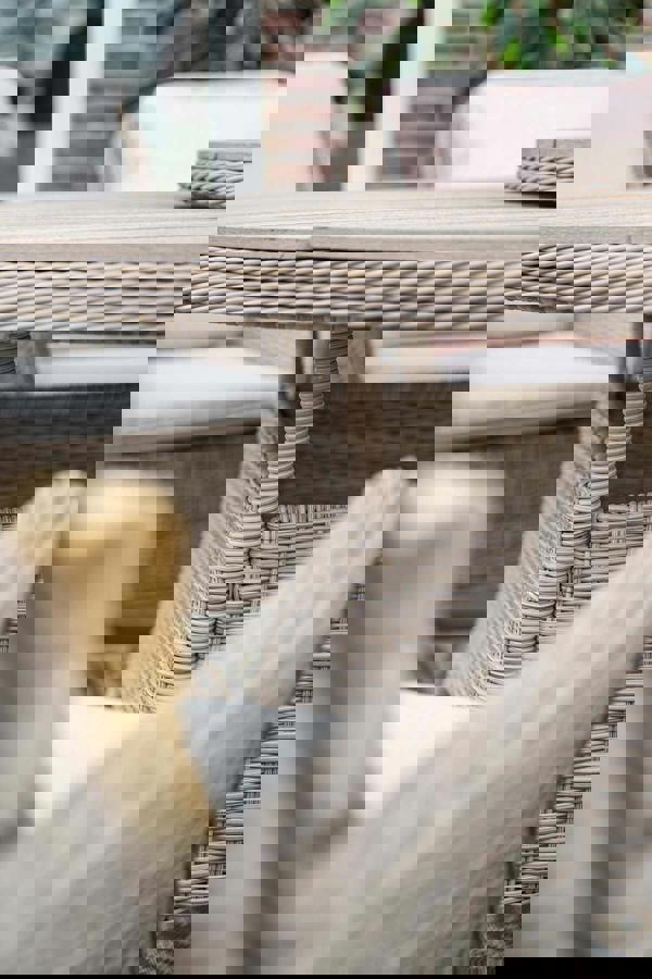 Garden Impressions Jersey 6 Seater Oval Dining Suite with Lazy Susan