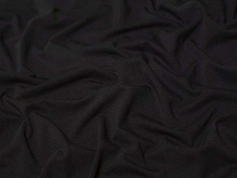 Minerva Core Range Minerva Heavy Cotton Jersey Stretch Knit Fabric - Plain Design Dressmaking Fabric, 160 cm / 63" Wide - per metre