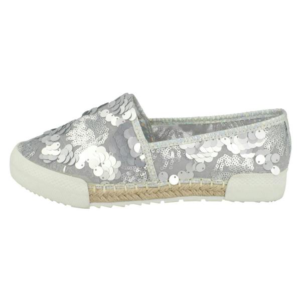 Savannah Ladies Savannah Flat Sequin Espadrilles