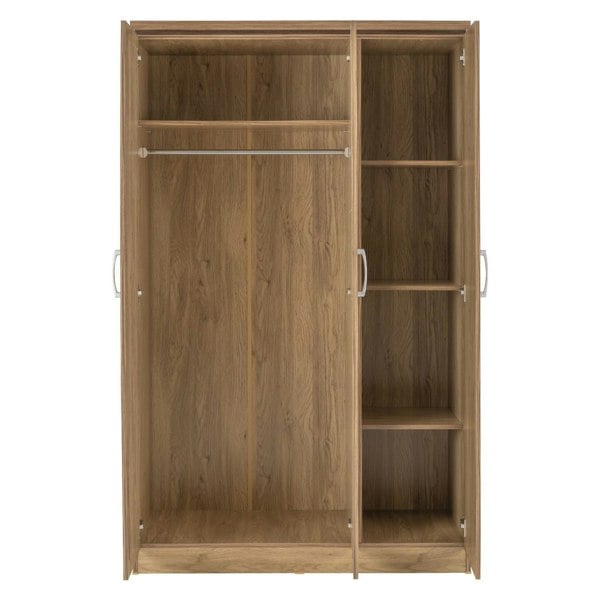 Seconique Charles 3 Door All Hanging Triple Wardrobe