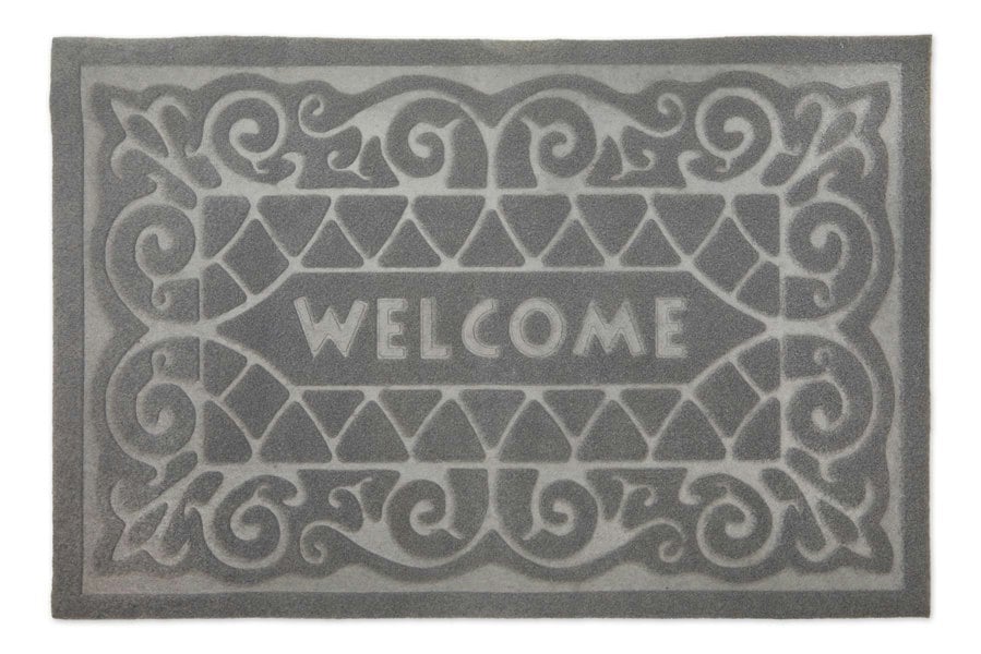 Emma Barclay Welcome Grey Door Mat