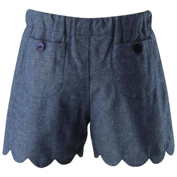 Rachel Riley Chambray Scalloped Set