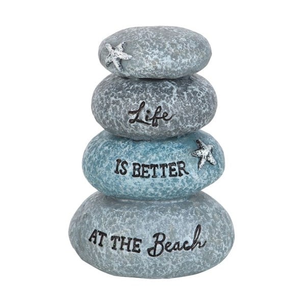 Serano Life is Better at the Beach Resin Stone Ornament
