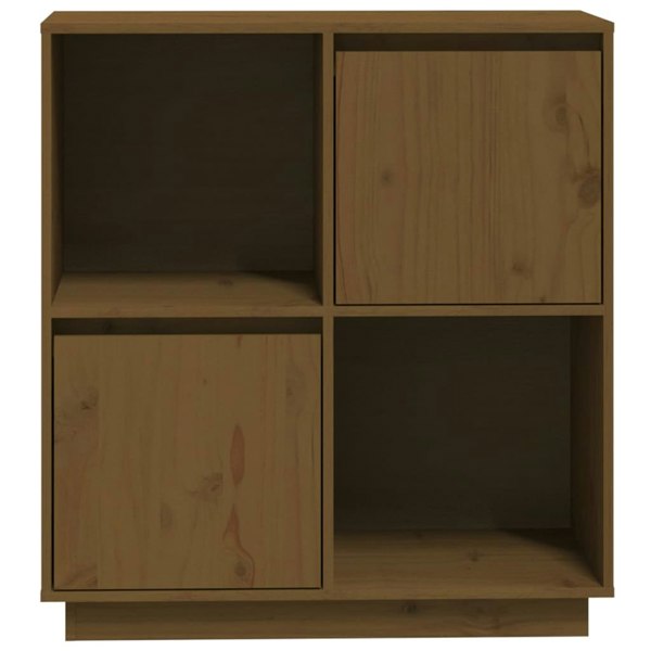 Berkfield Sideboard Honey Brown 74x35x80 cm Solid Wood Pine