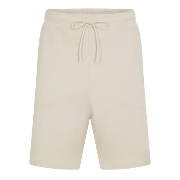 Boss Mens Drawstring Waist Sweat Shorts - Beige - 