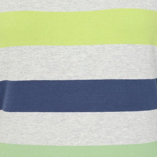 Lazy Jacks LJ97M - Long Sleeve Multi Striped Breton - Winter Greens