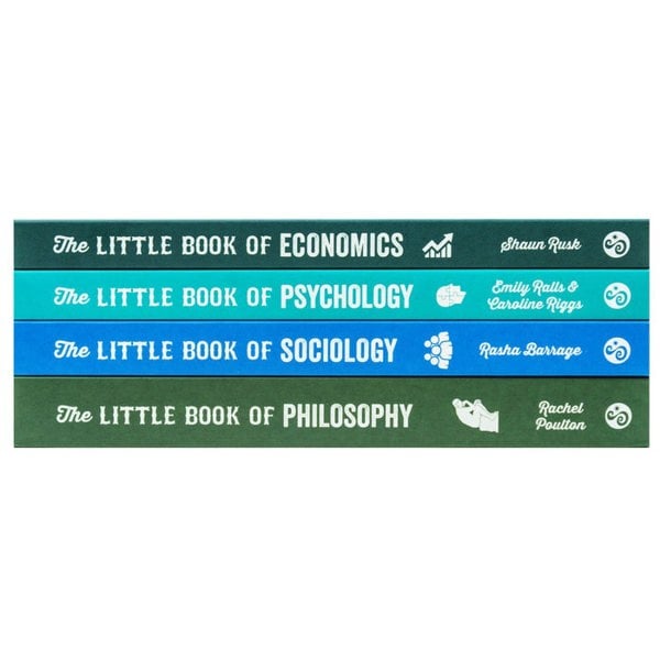 The Little Book of Philosophy, Sociology, Economics & Psychology 4 Book Set 