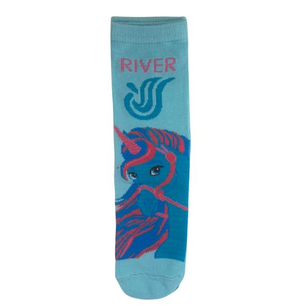 Tex-ass Girls Unicorn Academy 7 Pack Multicolour Socks EU 31-34 UK 12.5-2
