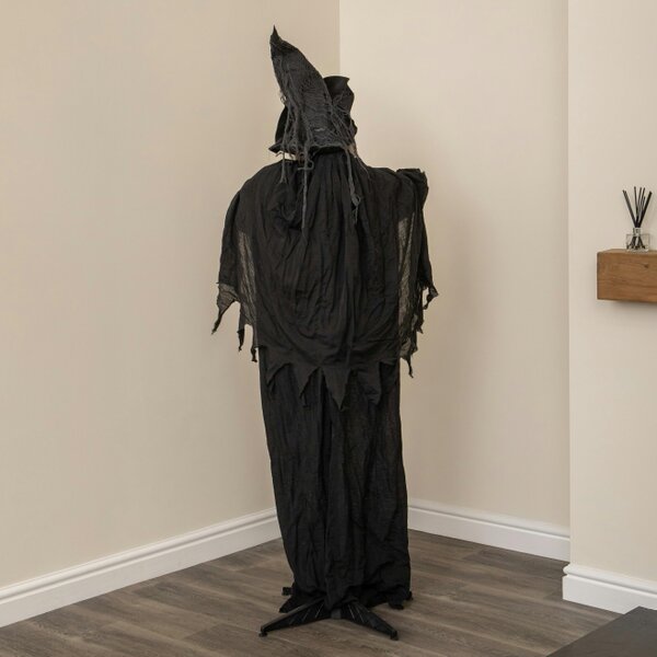 Samuel Alexander 1.84m Animated Cackling Halloween Witch with Green LED Eyes