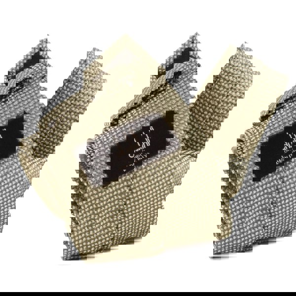 Dunhill luxurious textured silk tie in a beige tone