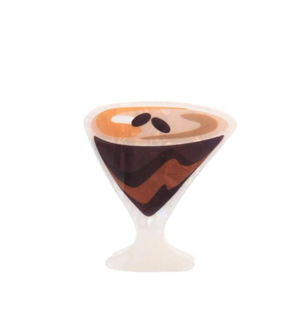 Gold Trip Espresso Martini Claw Clip