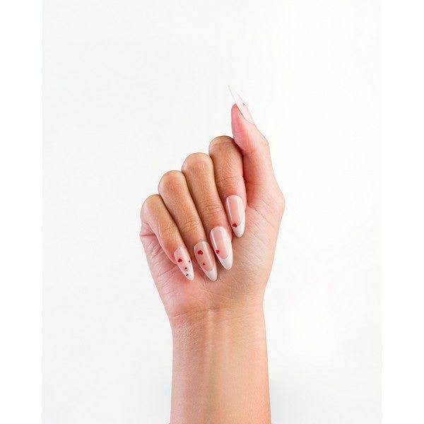 Nail HQ Almond Sweetheart French Nails (24 Pieces)