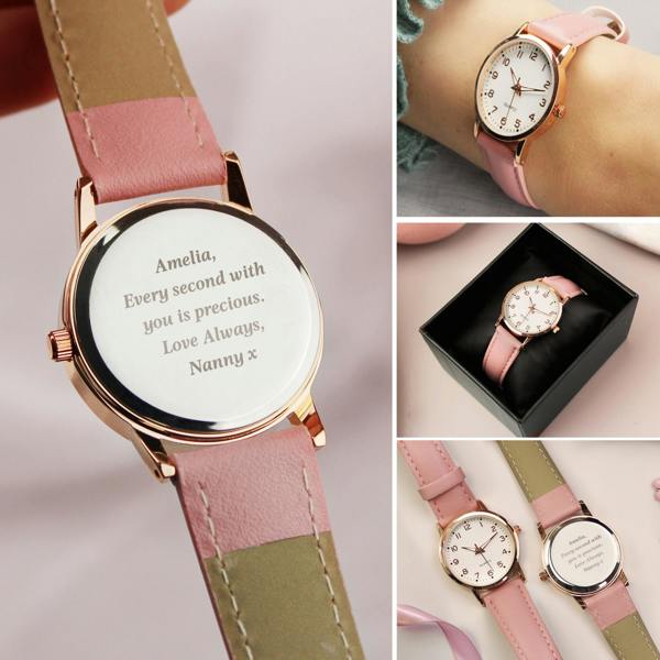 Personalised Girls Watch - product in use