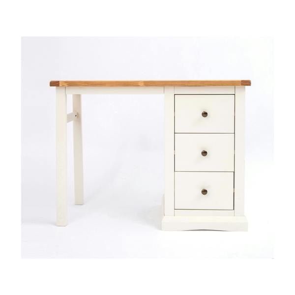 Castelli 3 Drawer Desk - Dressing Table Brass Knob