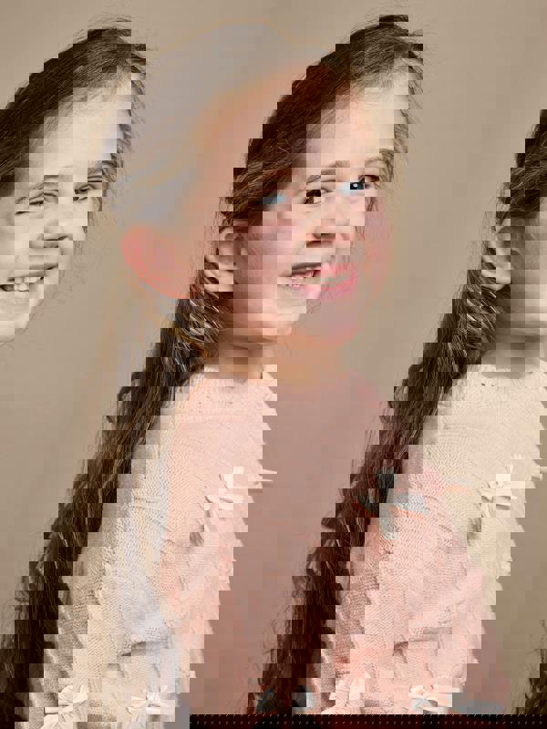 GWD Twinkle Bow Pink Cardigan