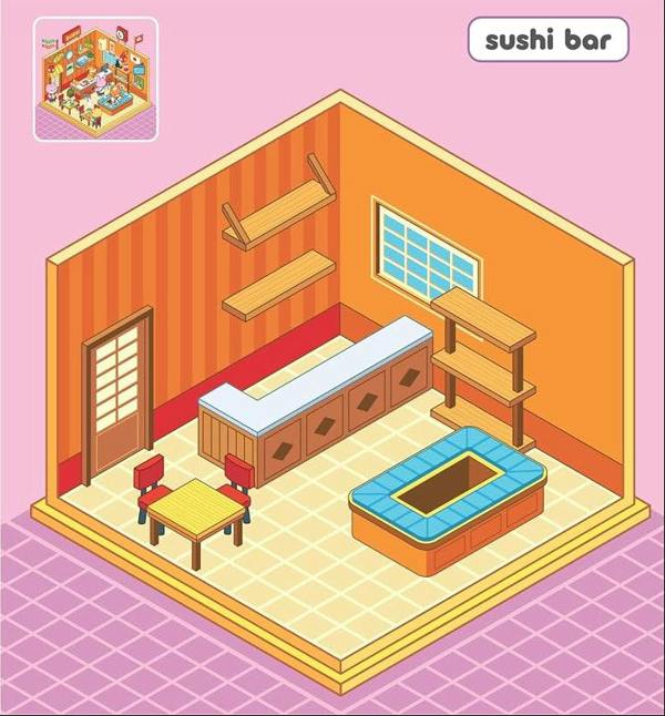 Sticker Therapy: World Traveller: Design your own miniature 3D scenes | Over 150 stickers to create the cutest, cosiest rooms