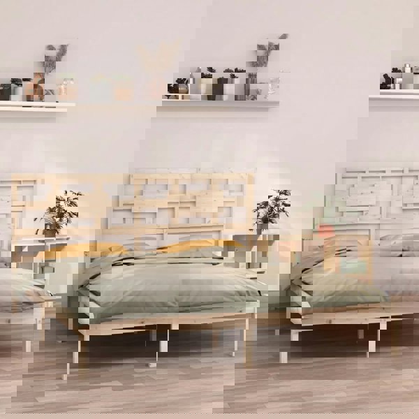 Berkfield Bed Frame Solid Wood 200x200 cm