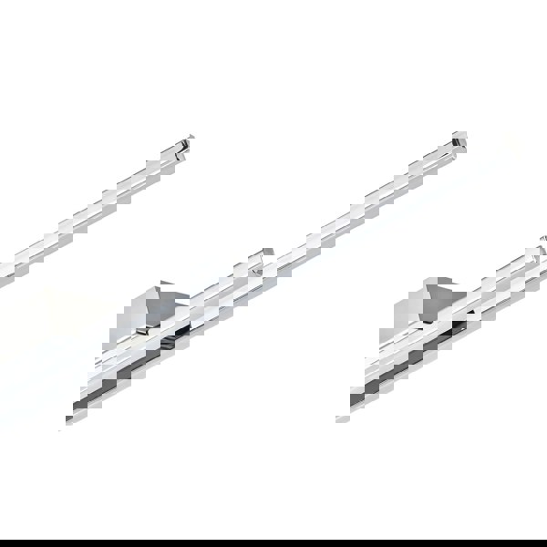Modern LED Strip Ceiling Light Fitting in Polished Chrome Perfect for Kitchens Image 8
