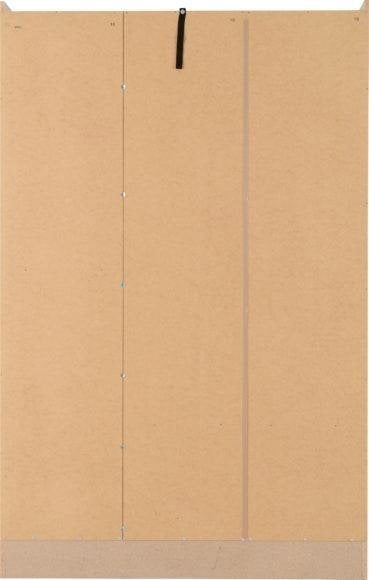 Seconique Nevada 3 Door 2 Drawer Mirrored Wardrobe
