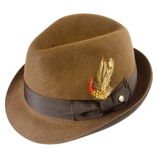 Gamble & Gunn 'Kempton' Brown Fedora