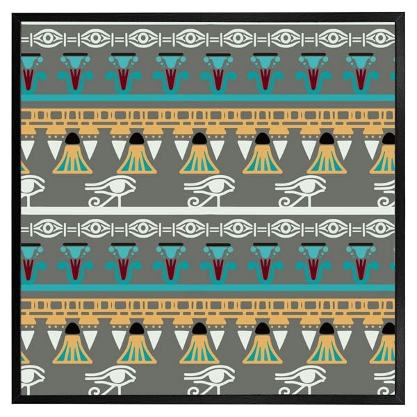 Benjamin Tate Design Tribal art, egyptian vintage ethnic silhouettes (Picutre Frame)