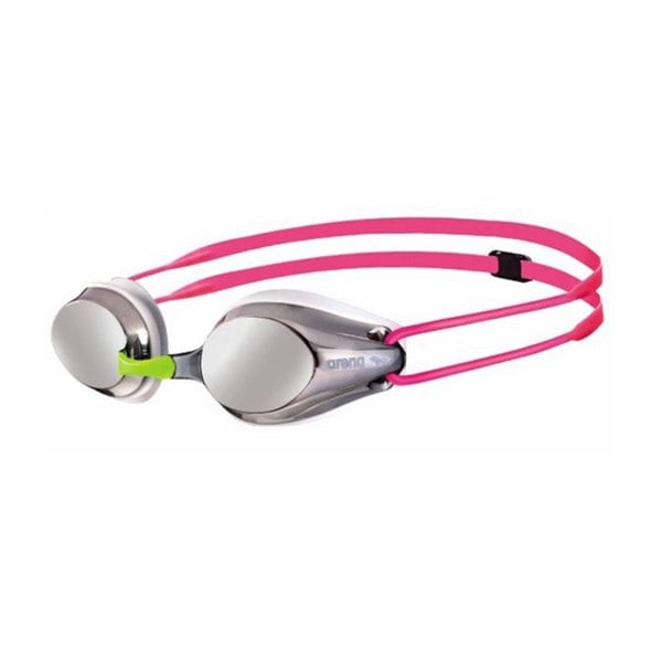Arena Childrens/Kids Tracks Swimming Goggles - Silver/White/Fuchsia