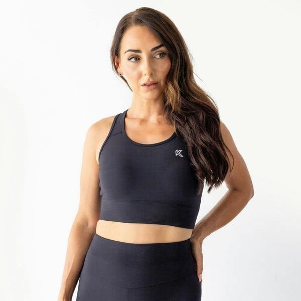 Kecks Black Active Sports Bra