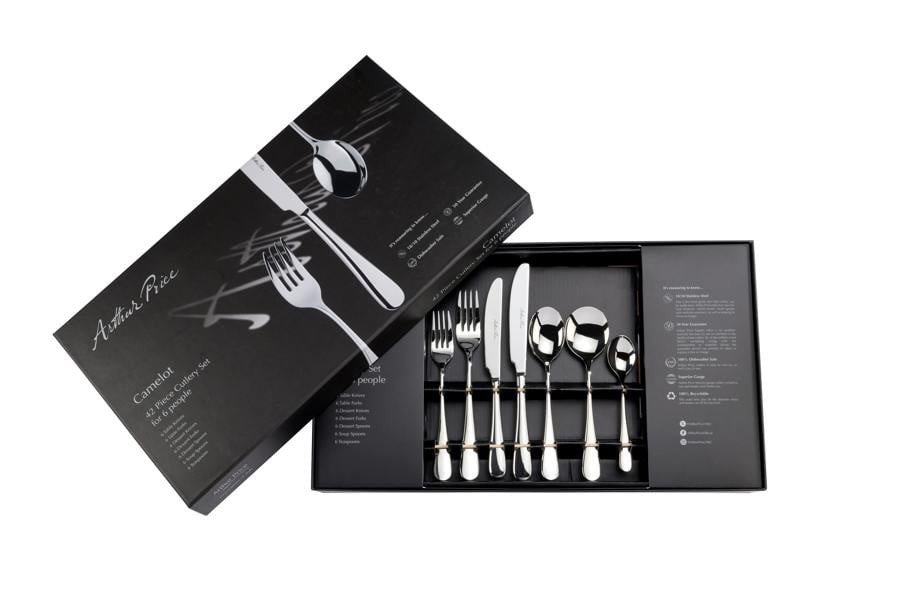 Arthur Price Signature Signature 'Camelot' 42 Piece 6 Person Gift Boxed Promotional Cutlery Set
