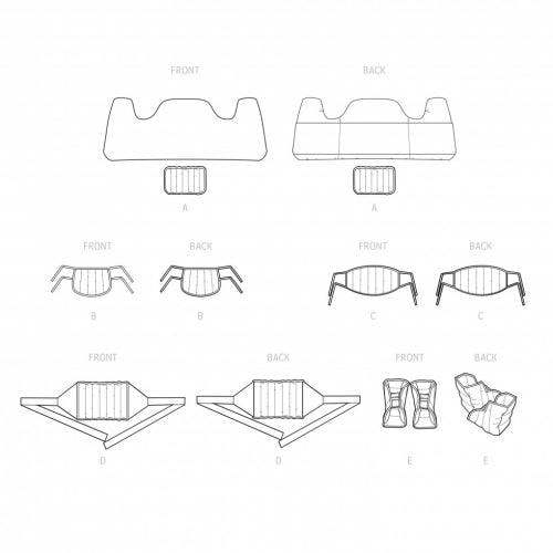 Simplicity Sewing Pattern 9494, Accessories OS (One Size) - Easy