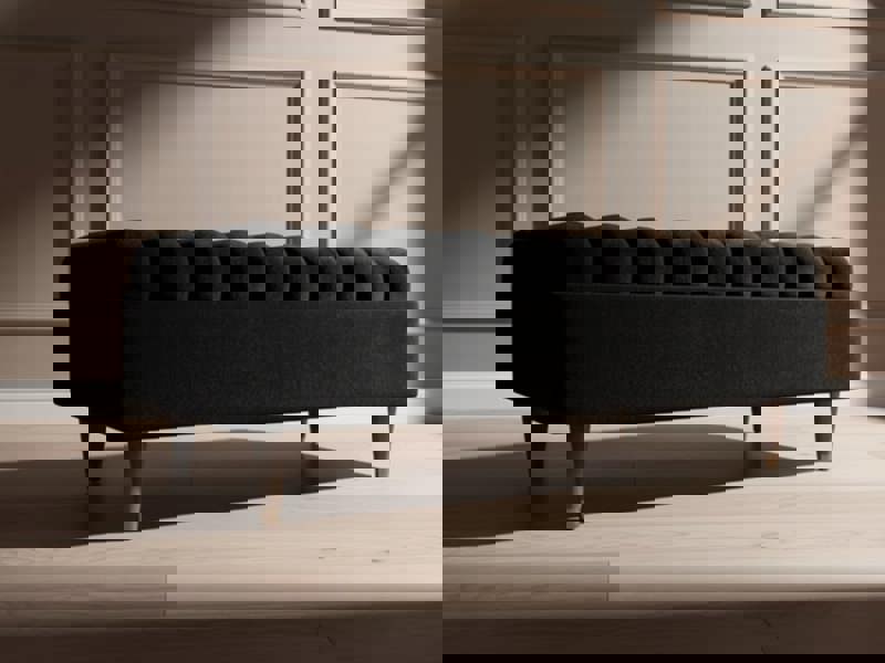 ISTOOLS Romo Panel Ottoman Bench Seat – Stylish Coffee Table & Comfortable Seating for Living Rooms UK