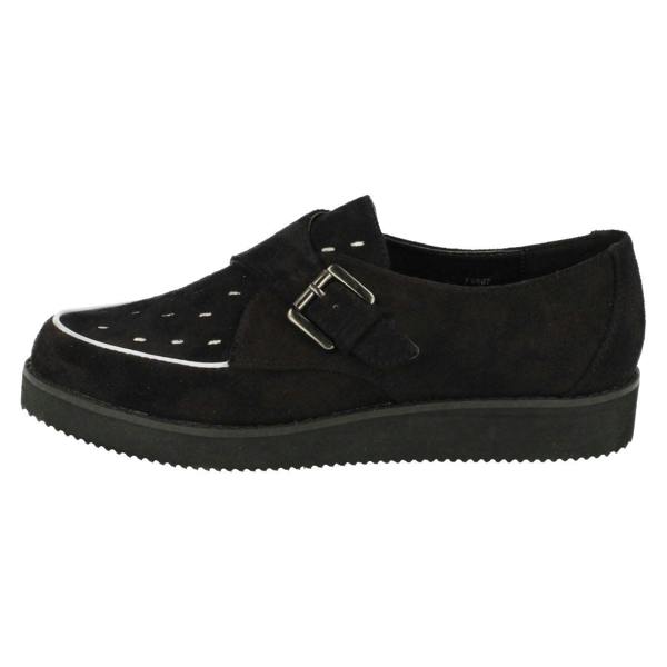 Spot On Ladies Spot On Flat Shoes