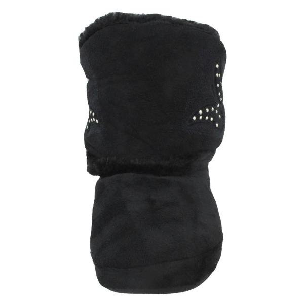 Spot On Girls Spot On Ribbon Slipper With Butterfly Motif