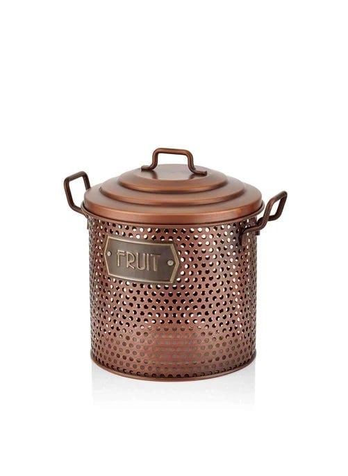 Rozi Copper Fruit Bin