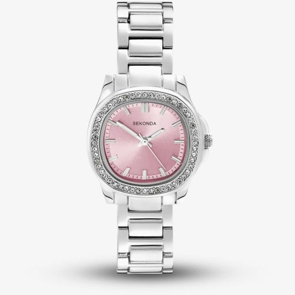 Sekonda Ladies Octaire Pink Dial Watch 40724