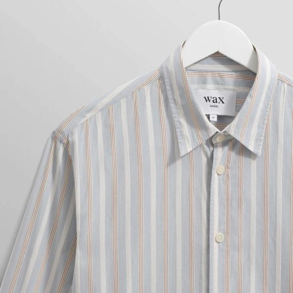 Wax London Shelly Poplin Dobby Stripe