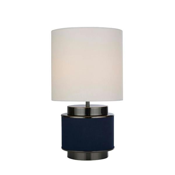 Pagazzi Lighting Marriot Navy & Black Nickel Table Lamp