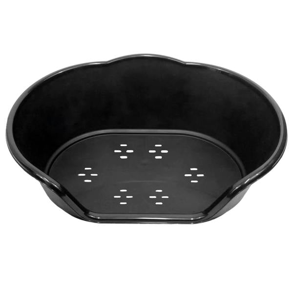 Ketoplastics Small Dog Bed Plastic Pet Bed - Black