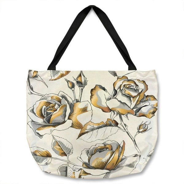 Benjamin Tate Design Golden Roses Tote bag
