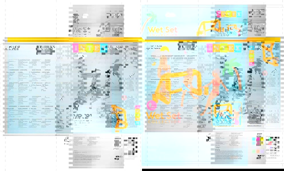 Fun Goals Game - Aufblasbares Wasserballspiel - Wasserballnetz - 140 X 89 X 81 Cm