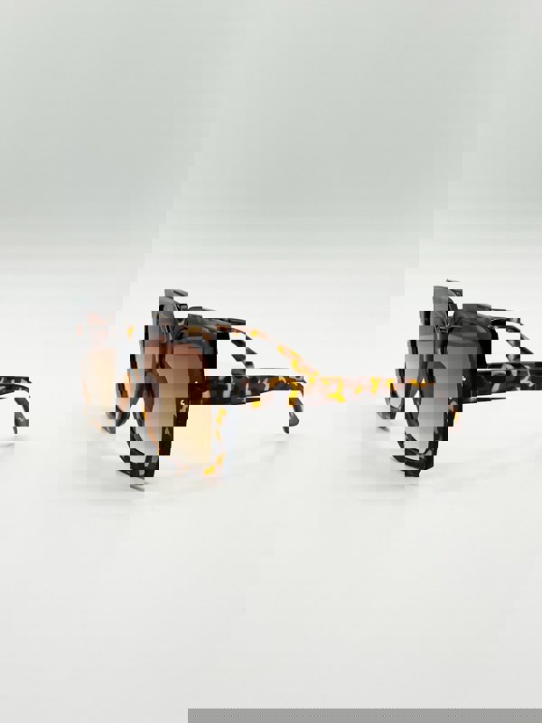 SVNX Oversized Square Frame in Brown Tortoiseshell