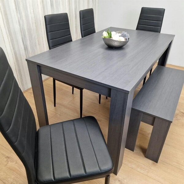 Kosy Koala Dining Table Set with 4 Chairs and a Bench Dining Room and Kitchen table set of 4
