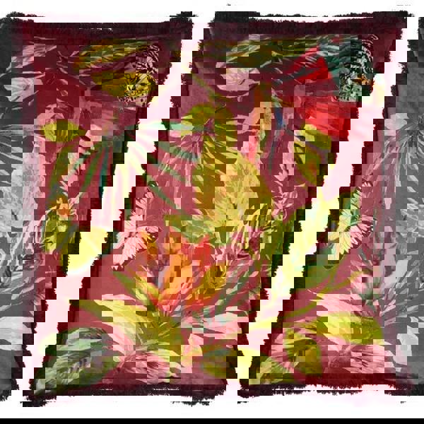 Paoletti Cahala Tropical Cushion Cover - Berry