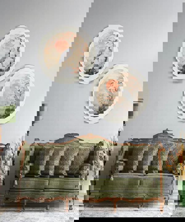 Exceptional Art Japanese Twin Herons - Oxford Strong | Rackhams