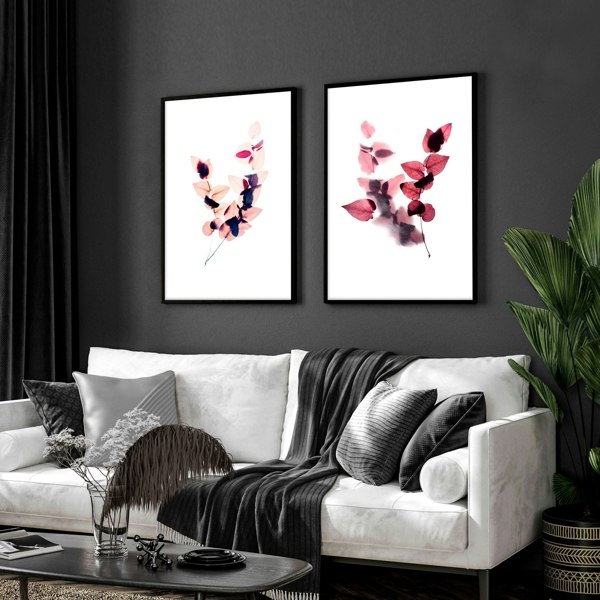 Big pictures for living room | set of 2 wall art