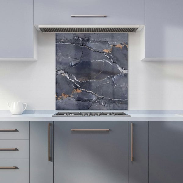 Warren Reed - Designer Polished Slate Grey Quartz Effect Kitchen Splashback