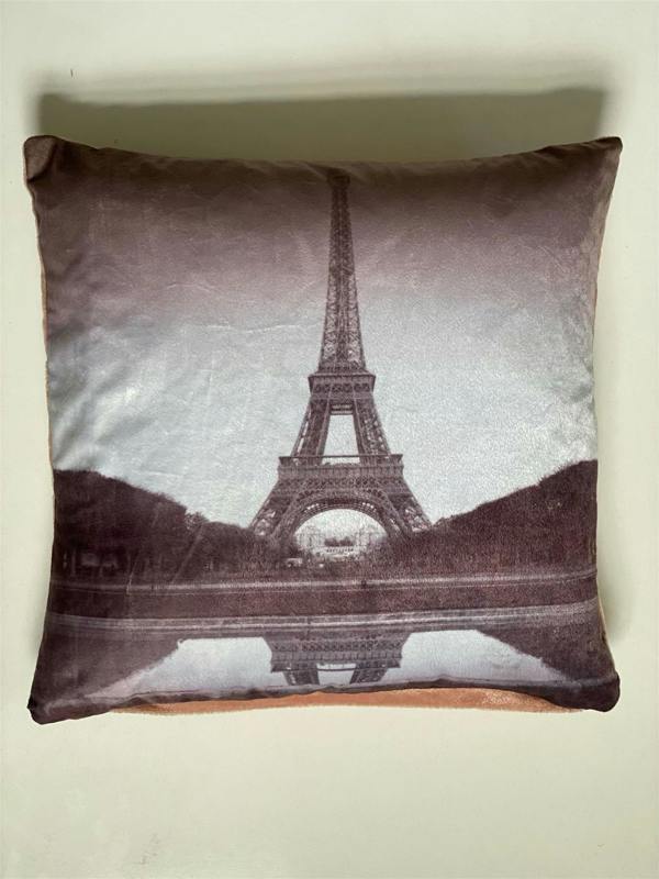Eiffel Tower Photoprint Cushion Cover
