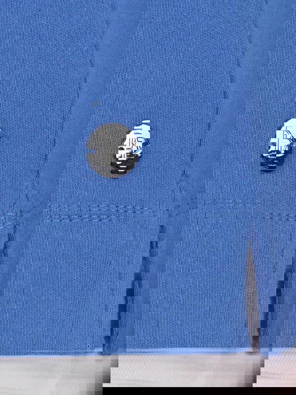 PennyPlain Notch Neck Top - Light Ultramarine