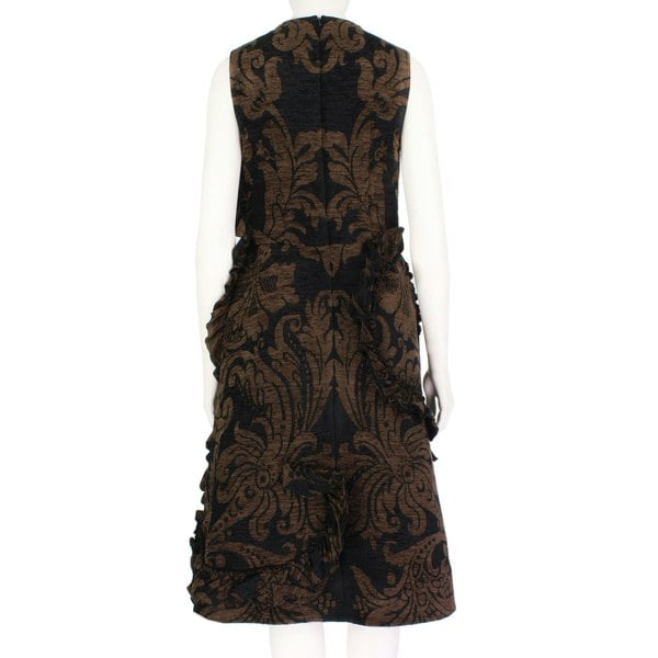 Simone Rocha runway collection chenille tapestry dress